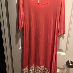 Boutique ruffle bottom dress/tunic